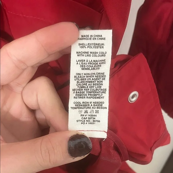 Avec Les Filles Red Trench Coat - Picture 8 of 8